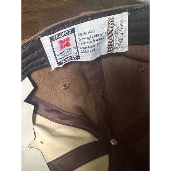 Vintage Miller Genuine Draft Baseball Cap 2005 Licensed Product One Size Fits Al - Picture 4 of 10